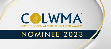 Finalist - Best Discretionary Wealth Manager and Best Charity Investment Service
